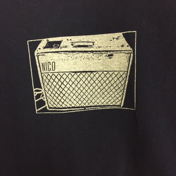 Love Nico Guitars Graphic Tee Black with Green XL - Picture 5 of 8